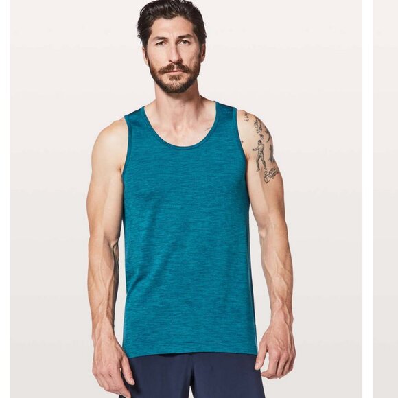 Lululemon Metal Vent Tech Surge Tank Night Diver / Capri M - Picture 2 of 9
